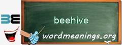 WordMeaning blackboard for beehive